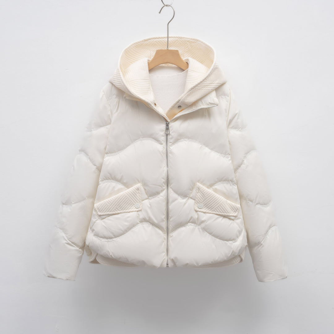 Women's down jacket with adjustable collar Lune London