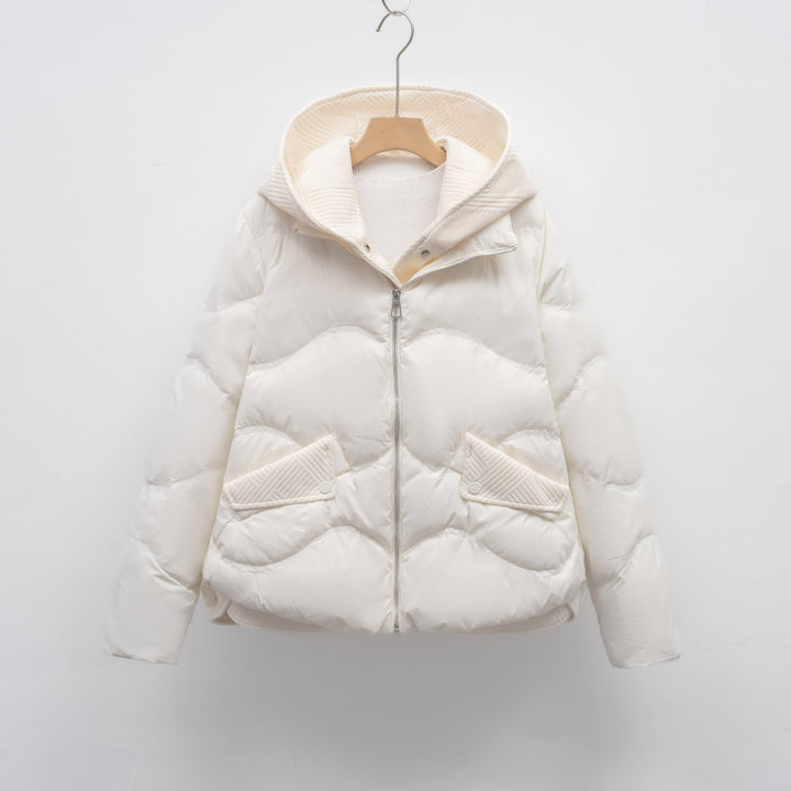 Women's down jacket with adjustable collar Lune London