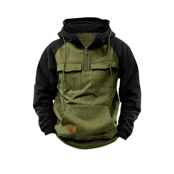 Men's functional hoodie with practical pockets and innovative design Lune London