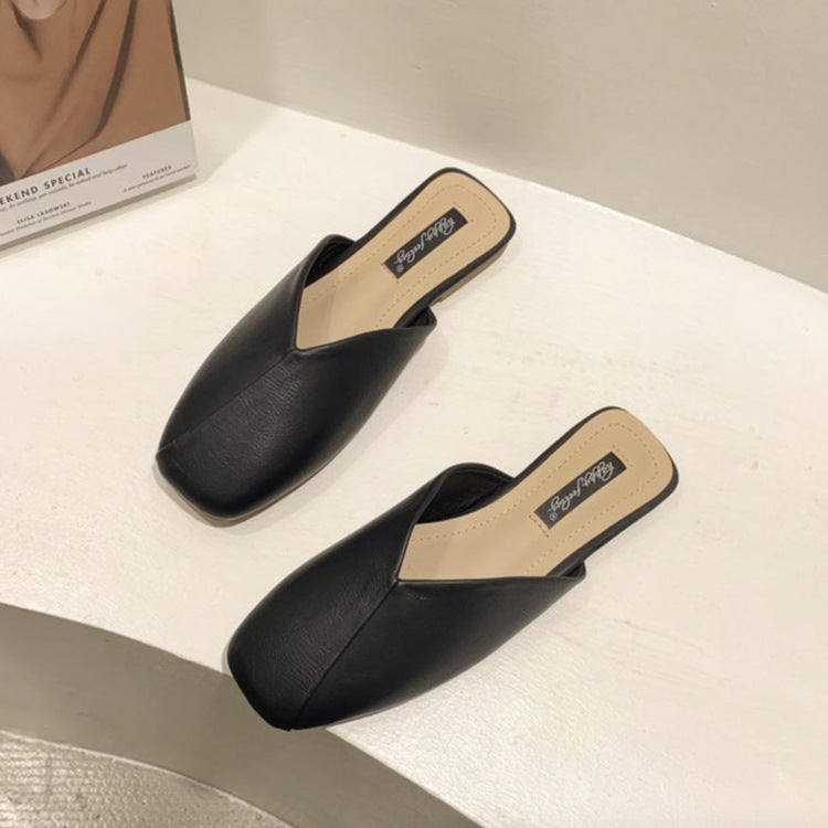 Women's Elegant and Modern Mules with Unique Cross-Design Lune London