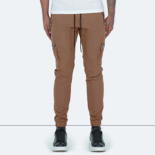 Men's cargo pants with side zip pockets Lune London