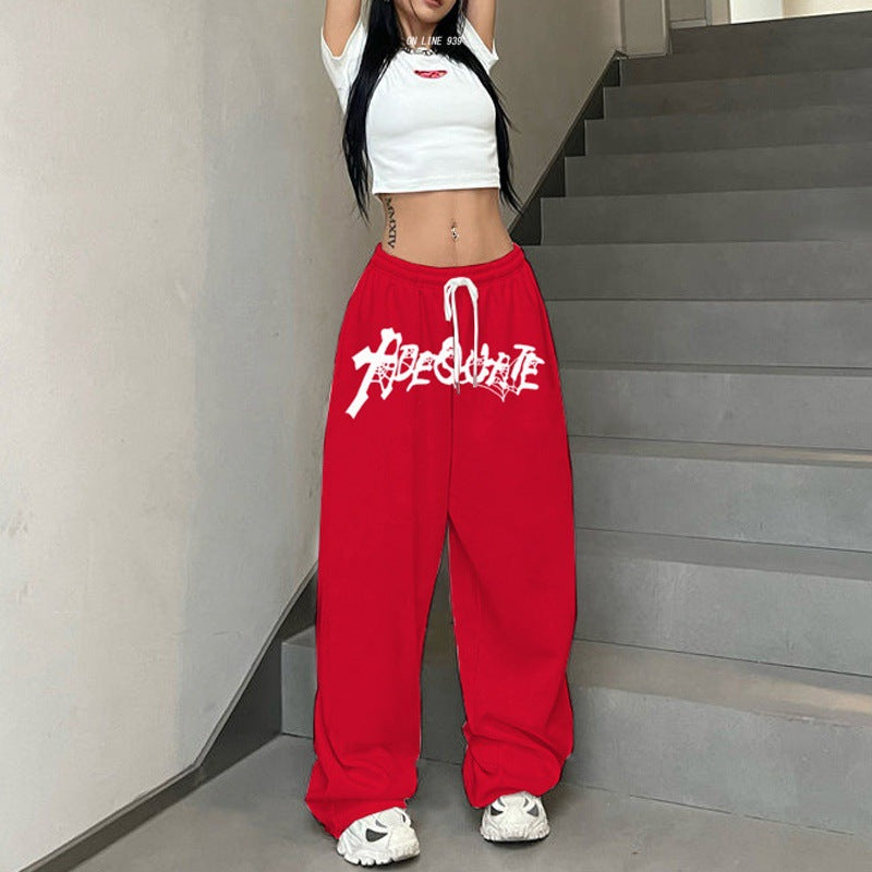 Women’s Casual Leisure Pants with Wide Cut and Stylish Print Chic & Stil