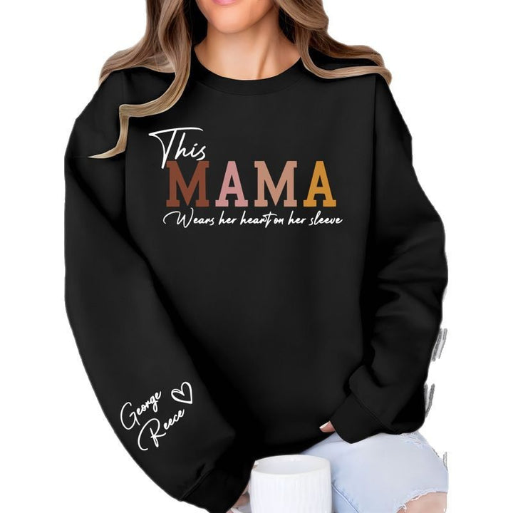 Sweat-shirt femmes avec impression inspirante de maman et coupe confortable Chic & Stil