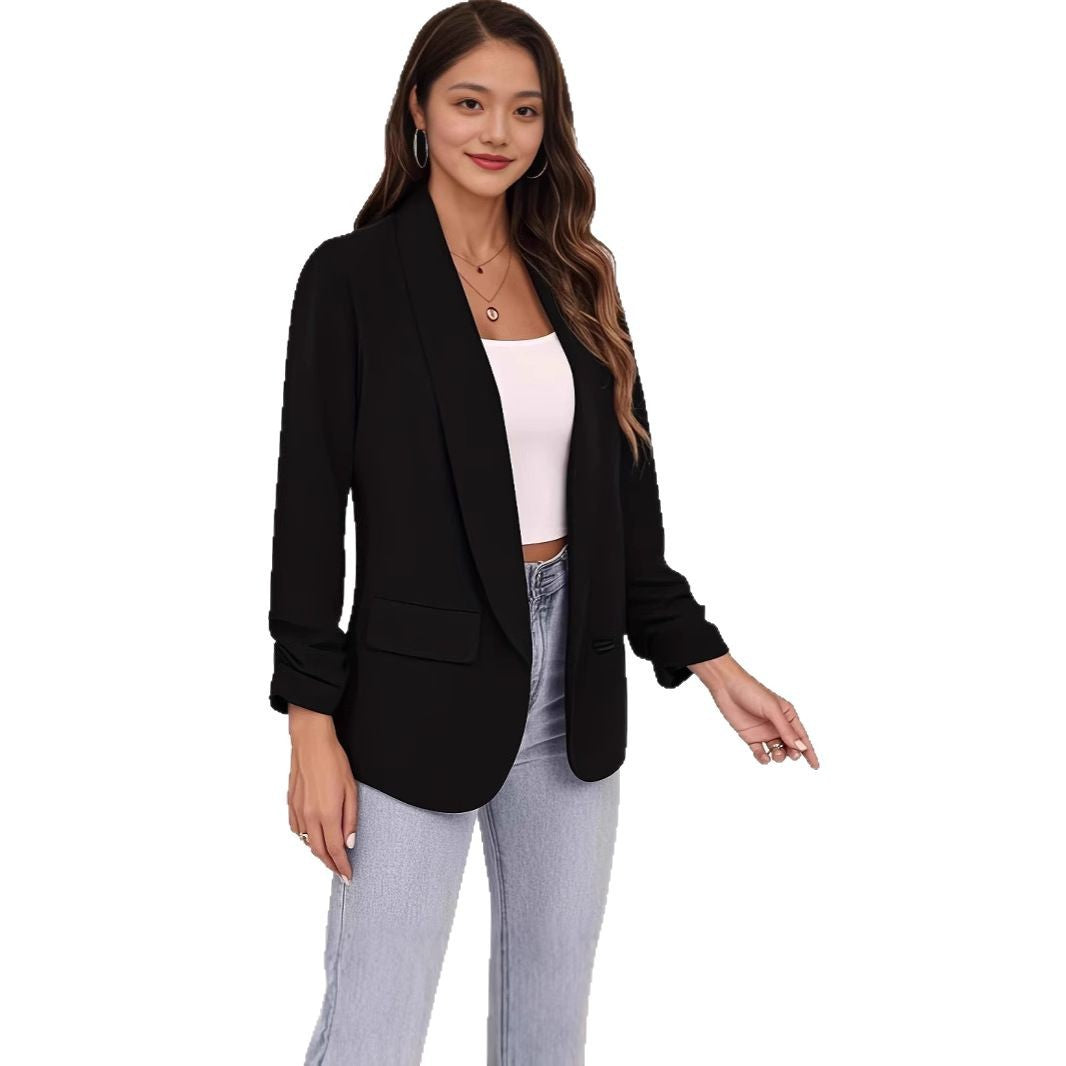 Women's Elegant Blazer with Relaxed Fit and Practical Pockets Lune London