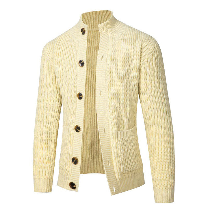 Men's Comfortable Cardigan with Button Closure Lune London