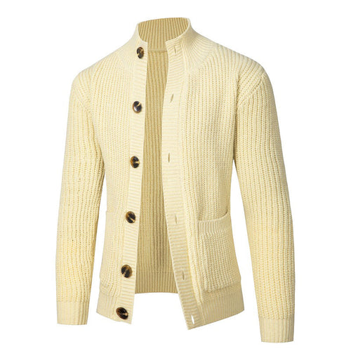 Men's Comfortable Cardigan with Button Closure Lune London