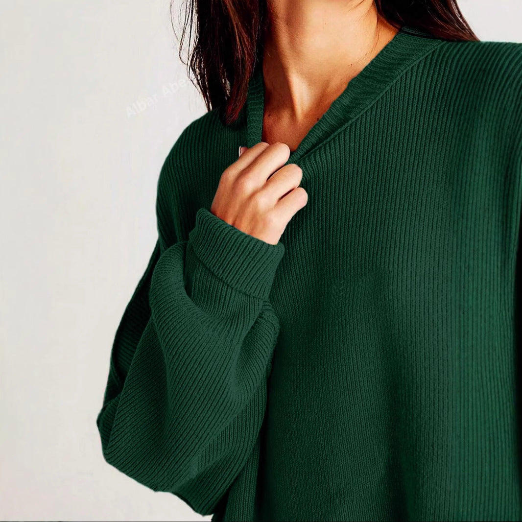 Women Oversized Sweater with textured pattern casual Lune London