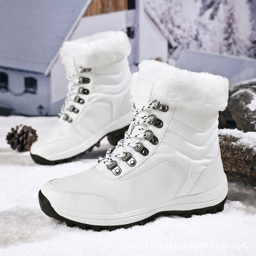Waterproof winter boots for women with plush lining Lune London