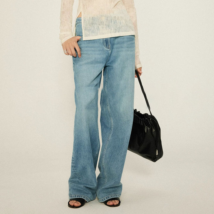 Jeans Bootcut Taille Haute pour Femmes en Denim Chic & Stil de haute qualité
