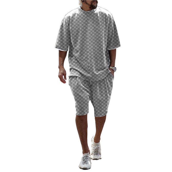 Short-sleeve set for men in breathable material with a comfortable fit Lune London