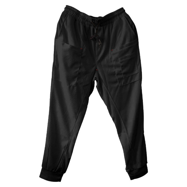 Men's cargo jogger pants with practical side pockets and an elastic waistband Lune London