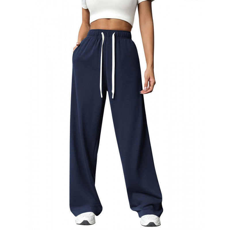 For women Comfortable and casual leisure pants with a loose fit and elastic waist Lune London