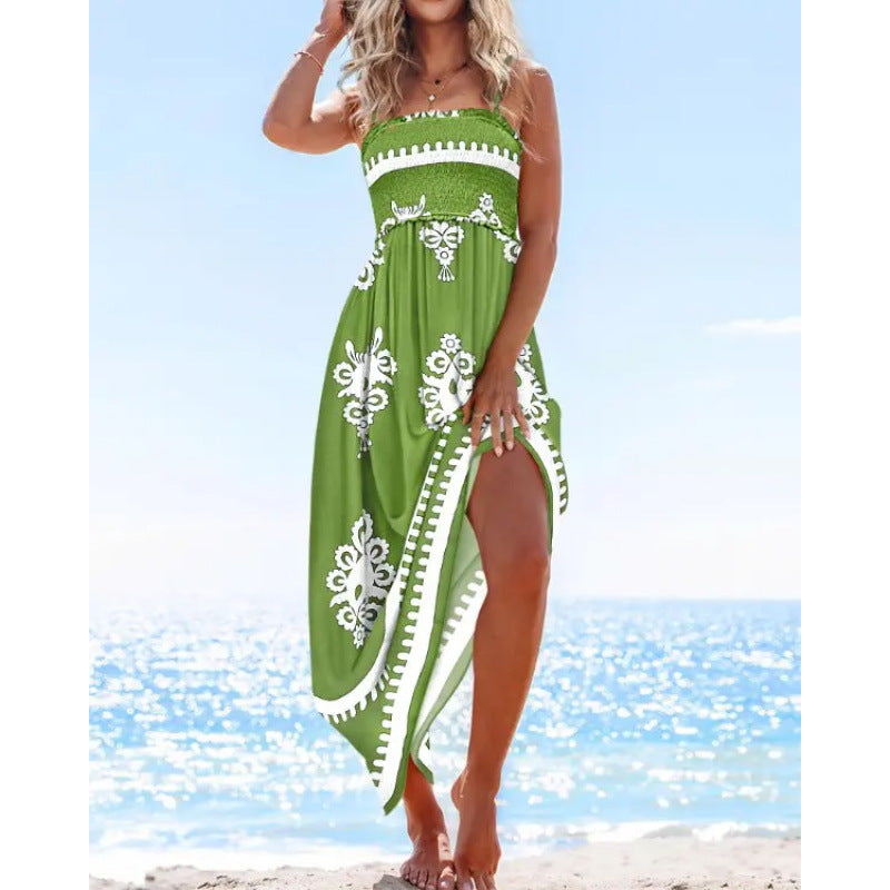 Chic and stylish boho paisley maxi dress for women