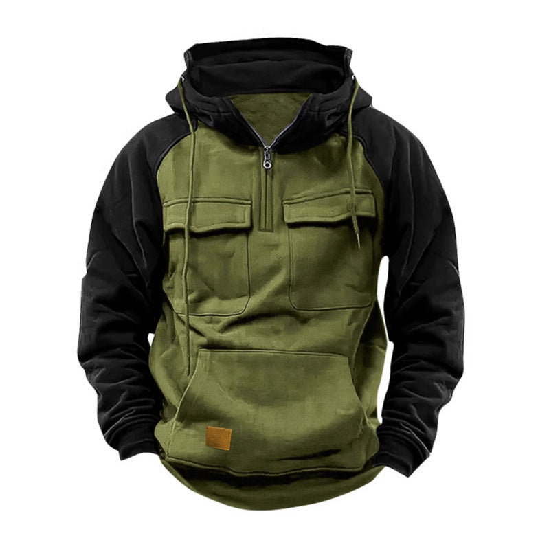 Men's functional hoodie with practical pockets and innovative design Lune London