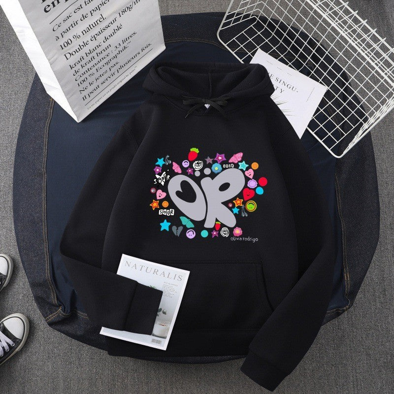 Women's Hoodie with Creative Graphic Design Chic & Stil