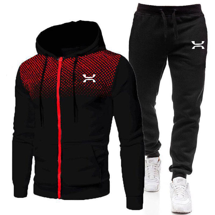 Men's Tracksuit with Breathable Hoodie and Comfortable Jogging Pants Lune London