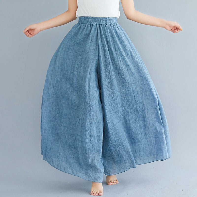 Women Wide Light Chic Pants