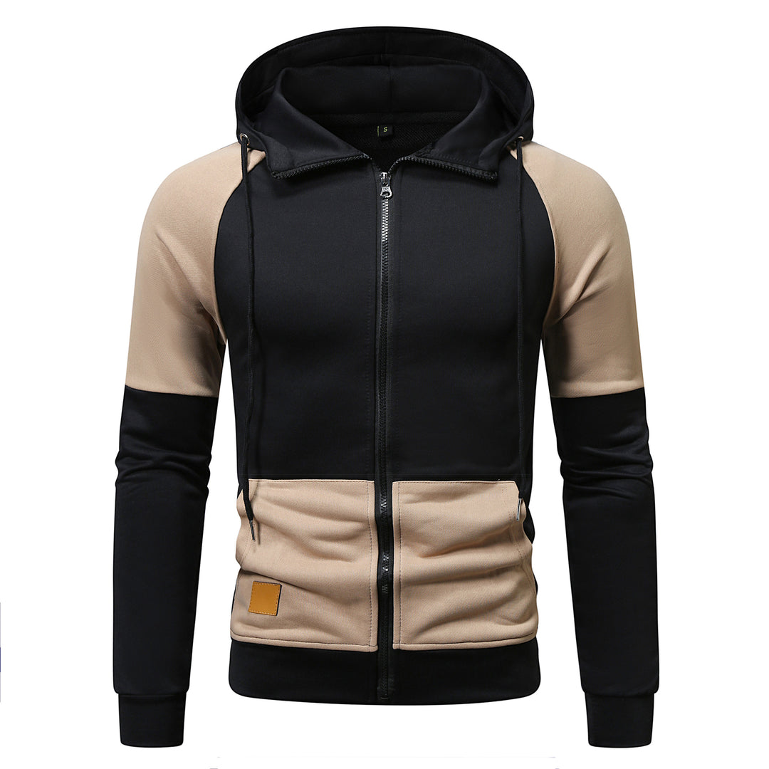Sporty hoodie for men with a unique color block design Lune London