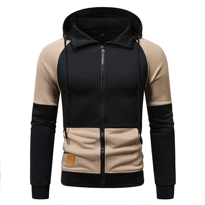 Sporty hoodie for men with a unique color block design Lune London