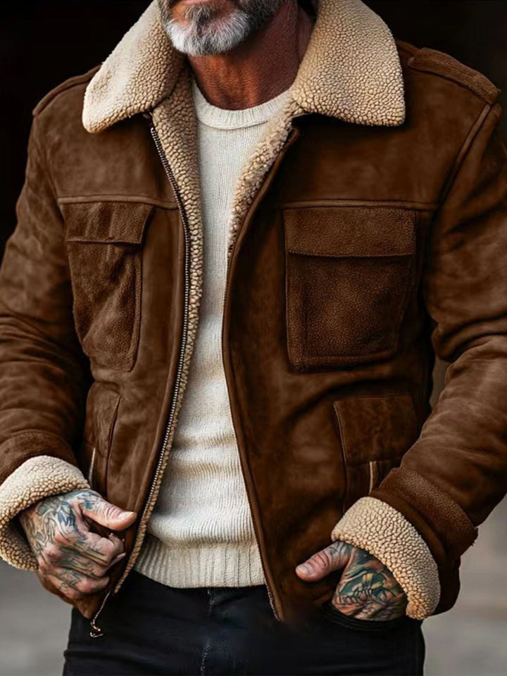 Luxury Lambskin Leather Jacket for Men Lune London
