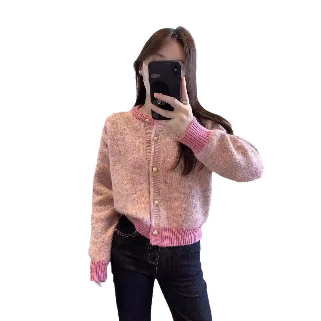 Knit cardigan for ladies with decorative pearl buttons Lune London