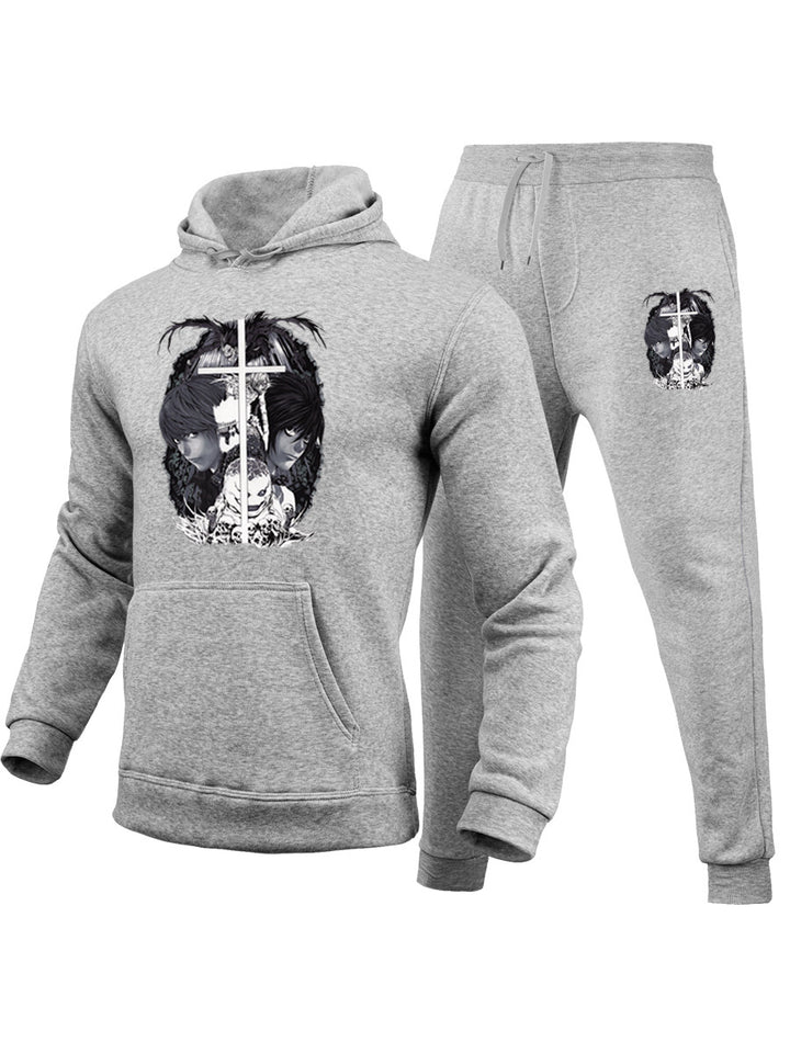 Women's hoodie and jogger set with unique graphic pattern Lune London