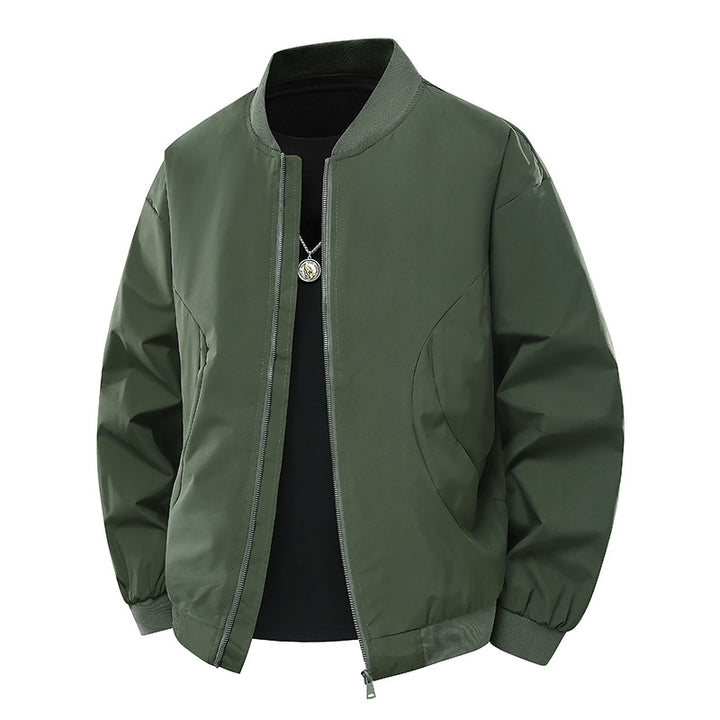 Stylish bomber jacket for men with a relaxed fit and elastic cuffs Lune London