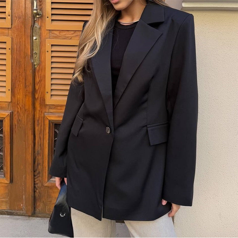 Women fashion blazer with belt Lune London