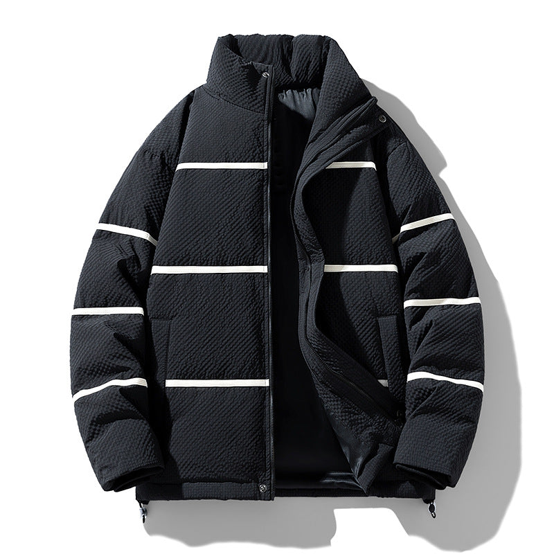 Elegant quilted jacket for men with reflective accents Lune London