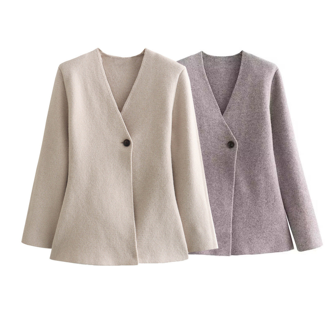 Cardigan Élégant Femme avec Coupe Moderne et Fermeture Boutonnée Complète Chic & Stil