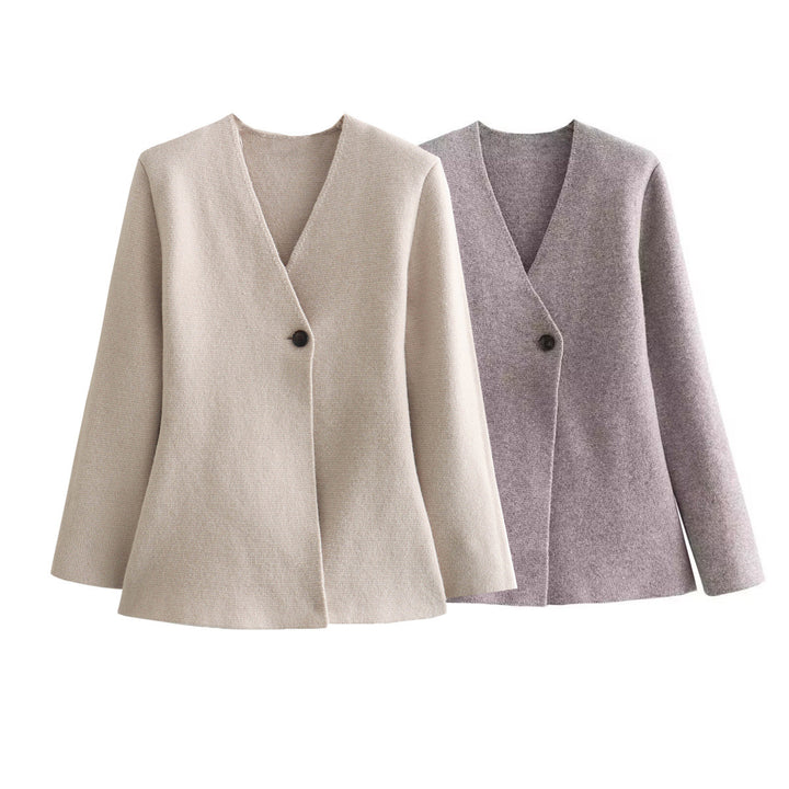Cardigan Élégant Femme avec Coupe Moderne et Fermeture Boutonnée Complète Chic & Stil