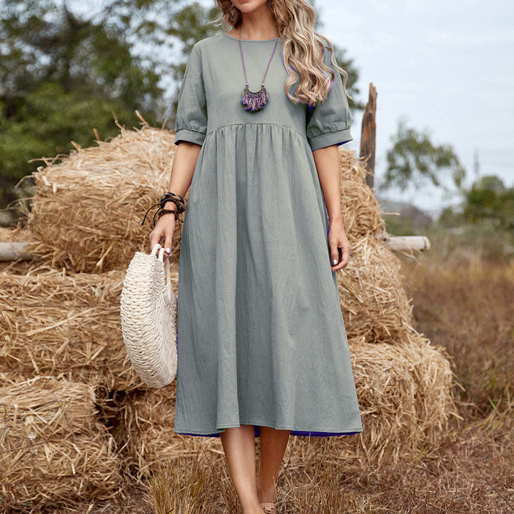 Lune London casual cotton midi dress for women