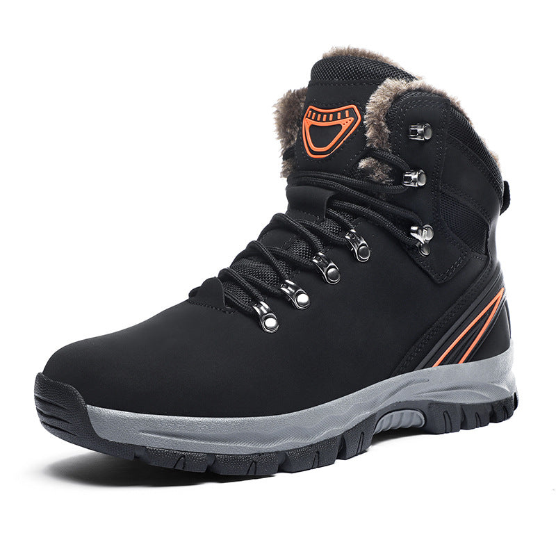 Men's winter hiking shoes with insulating lining and non-slip sole Lune London