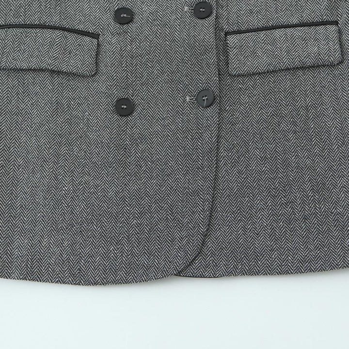 Trendy women's blazer with elegant houndstooth pattern and soft collar Lune London
