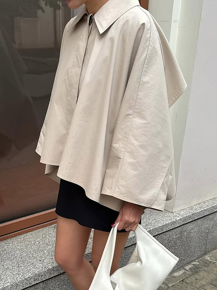 Casual transition jacket for women with fashionable cape sleeves Lune London