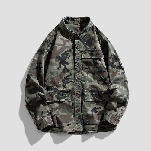 Men's camo utility jacket Lune London