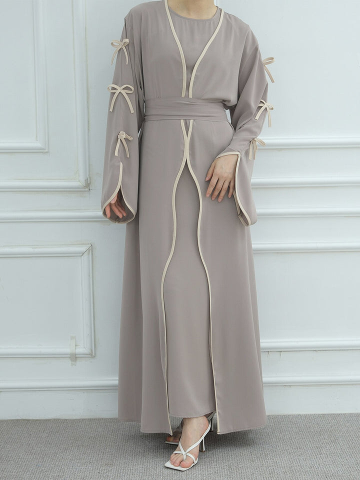 Maxi dress for women with elegant knot details and a flowy cut Lune London