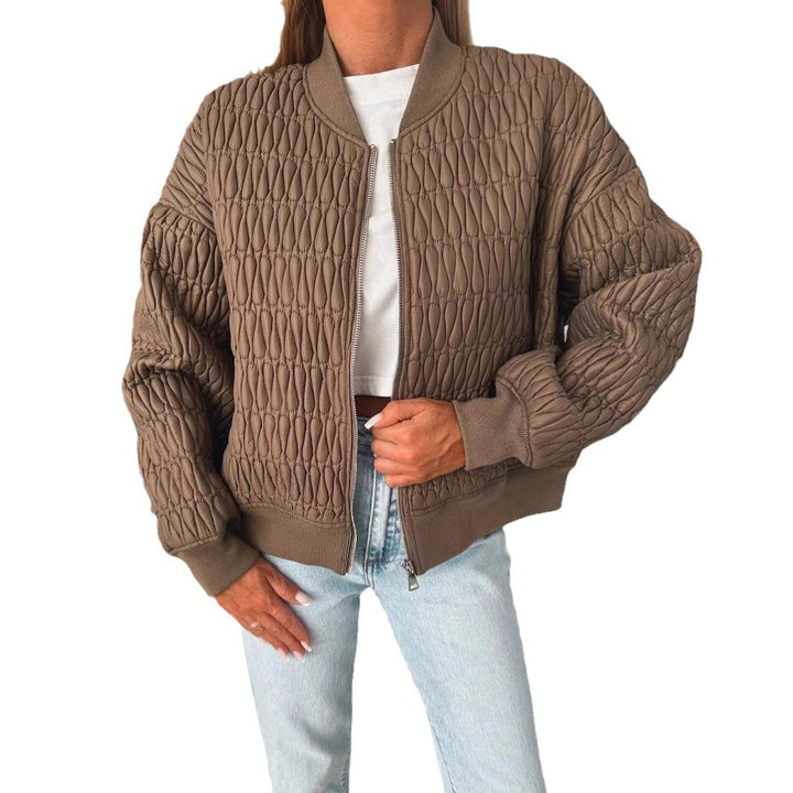 Quilted bomber jacket for women Lune London