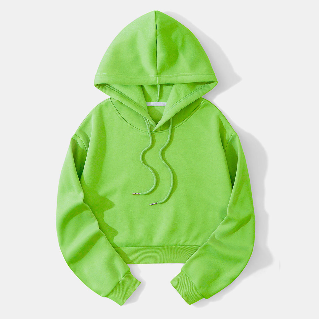 Lune London Casual Cropped Hoodie for Women