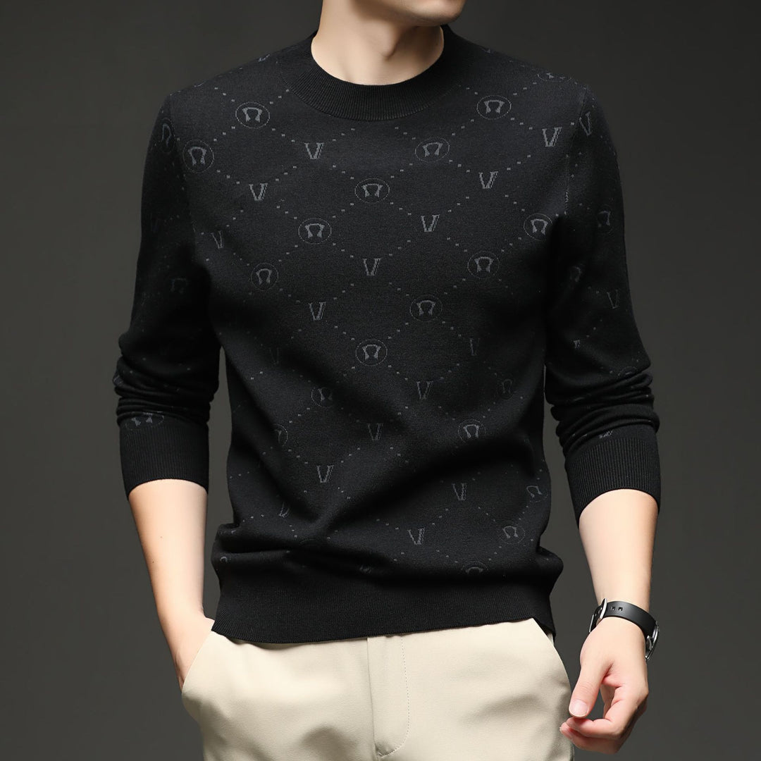 Elegant sweater for men with structured design Lune London