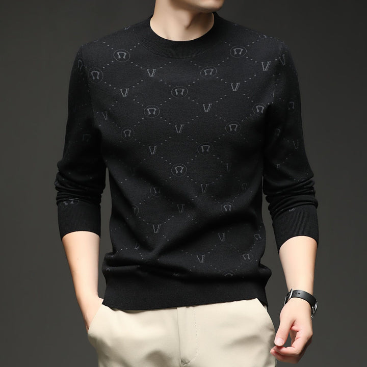 Elegant sweater for men with structured design Lune London