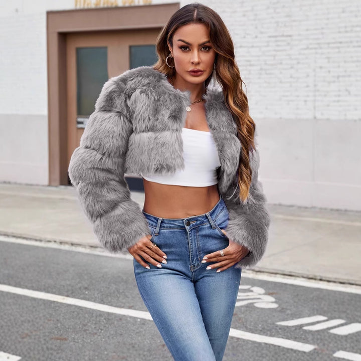 Women Short Fur Jacket Lune London