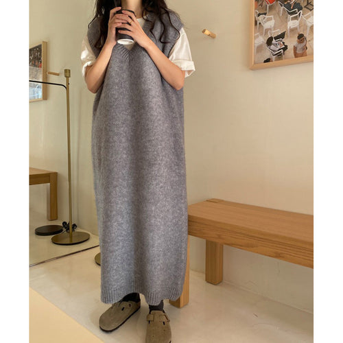 Lune London Comfortable Knit Maxi Dress for Women