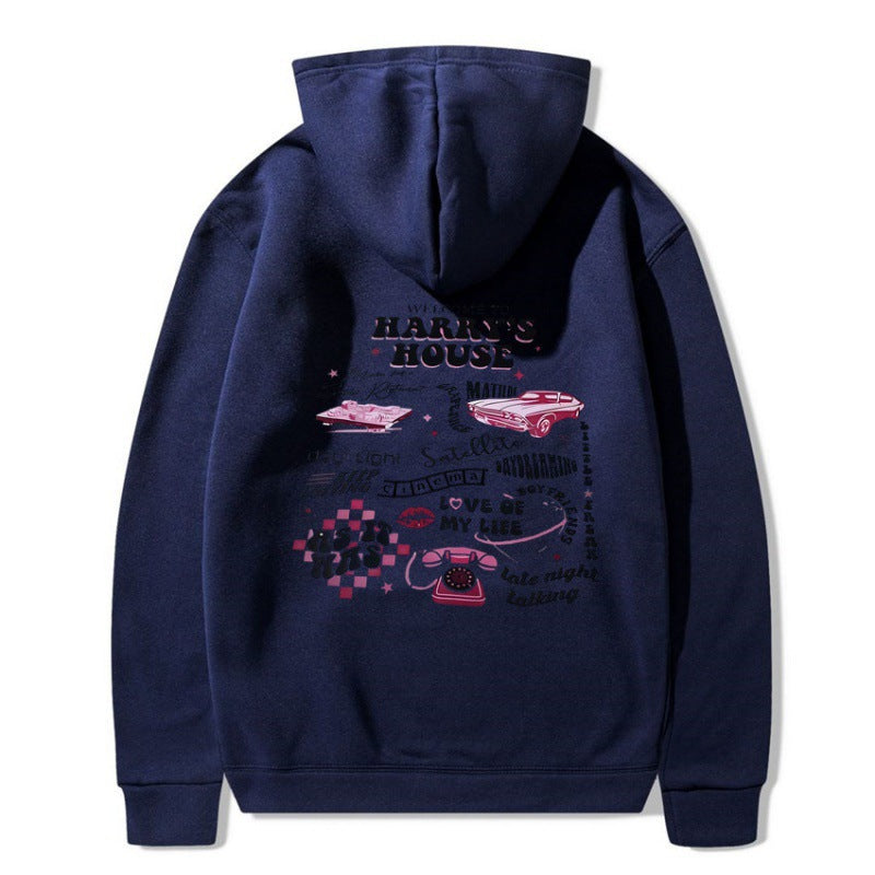 Women's Hooded Sweatshirt with Unique Graphic Design Lune London