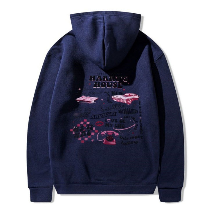 Women's Hooded Sweatshirt with Unique Graphic Design Lune London