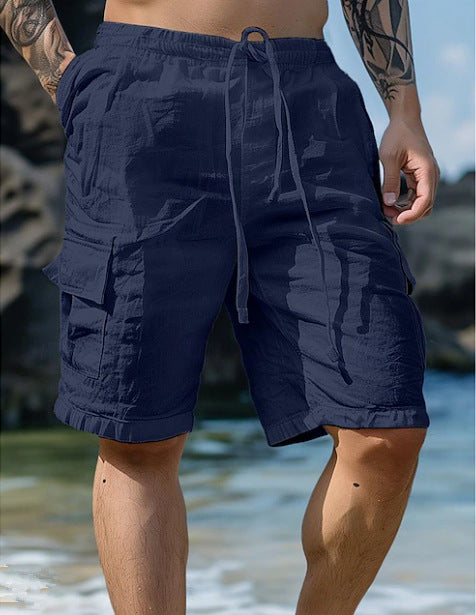 Men's cargo shorts with multiple pockets Lune London