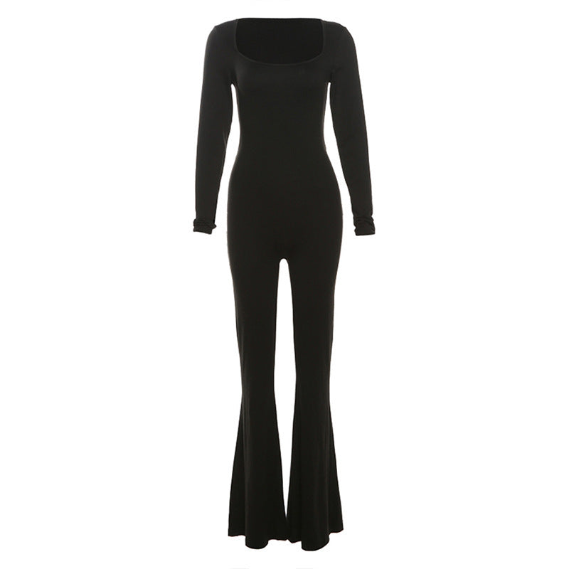 Ladies Long Sleeve Jumpsuit Lune London