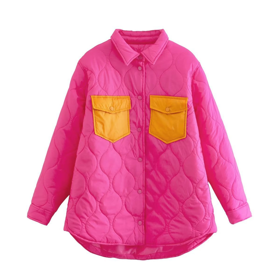 Quilted transition jacket for women with noteworthy pockets and a trendy fit Lune London
