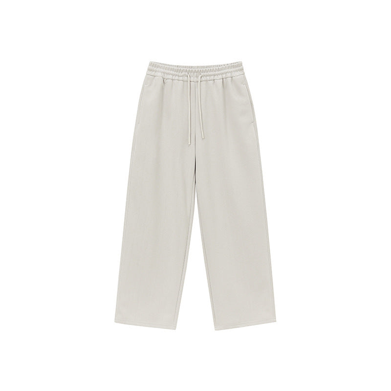 Loose jogger pants for women with elastic waistband and side pockets Lune London