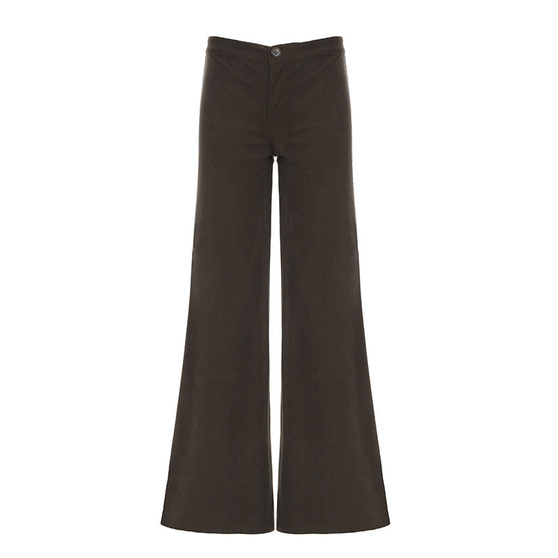 Wide-leg trousers for women in soft high-waisted fabric Chic and Style